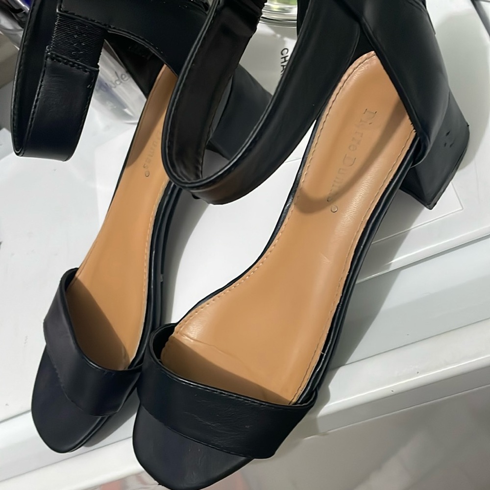Sandals block heels pre owned great condition only worn 3-5 x
